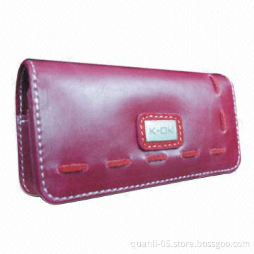 Mobile Phone Case, Made of High-grade Genuine Leather or PU